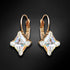 Auskari "Kristāla Rombs II (Aurore Boreale)" ar Swarovski™ kristāliem